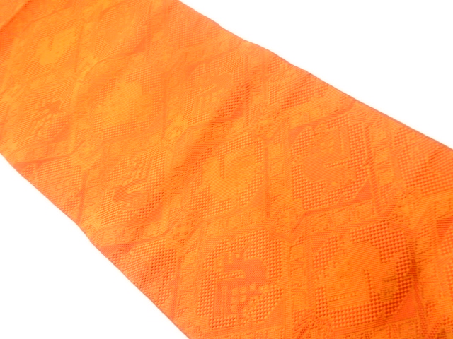 JAPANESE NAGOYA OBI / CHIKUZEN HAKATA / WOVEN ARISUGAWA PATTERN